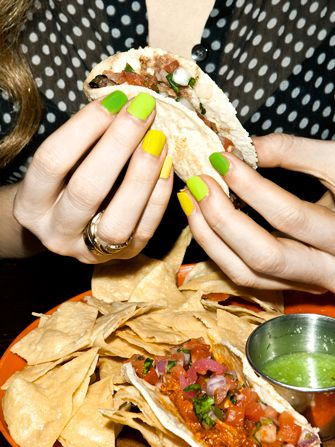 You Crave Carbs Because You're Tired — Colorful Lifestyle, Craving Carbs, 1000 Calorie, How To Stop Cravings, Refinery 29, Spicy Tacos, Neon Nail Polish, Gel Nails At Home, Spring Nail Trends