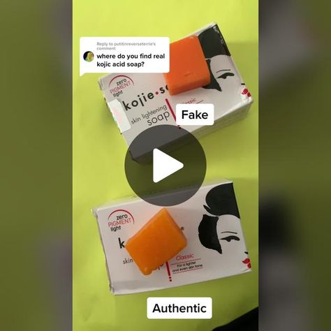 Replying to @putitinreverseterrie The real kojiesan may also come wit... | kojic acid soap | TikTok Kojic Acid Soap, Tag Sticker, Kojic Acid, Lighten Skin, Even Skin Tone, Soap, The Creator, Quick Saves