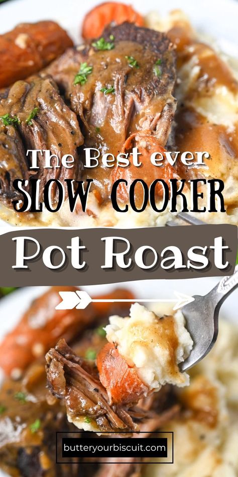 Slow Cooker Pot Roast Recipes, Crockpot Roast Recipes, Slow Cooker Pot Roast, Chuck Roast Recipes, Pot Roast Crock Pot Recipes, Classic Pot Roast, Slow Cooker Recipes Beef, Beef Pot Roast, Slow Cooker Roast