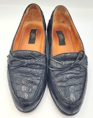 ad eBay - ZELLI Genuine Crocodile Alligator Mens 8 1/2 M Black Loafers Made In Italy - Buy Now, click the link (eBay) Crocodile Shoes, Black Loafers, Back To Life, Alligator, Buy Now, Dress Shoes Men, Dress Shoes, In Italy, Loafers