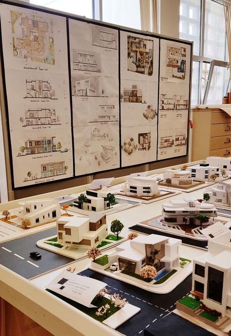 Architecture University Aesthetic, Architecture Student Model, Study Architecture Aesthetic, Architecture Degree Aesthetic, Architecture Portfolio For University, Architecture Vision Board, Study Model Architecture, Maket Architecture Ideas Design, Architecture Aesthetic Student