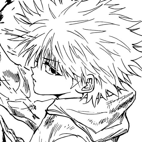 Killua Manga Pfp, Killua Manga Icon, Killua Manga, Senjumaru Shutara, Killua Icon, Edit Anime, Fun Games, Anime