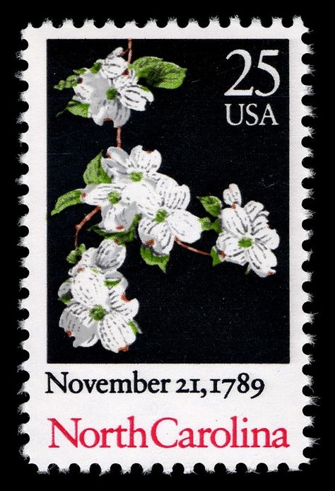 USA 1989 North Carolina Ratification 1789 (12) Postage Stamps Usa, Usa Stamps, State Symbols, Commemorative Stamps, Old Stamps, Southern Bride, Postage Stamp Art, Vintage Postage Stamps, Vintage Postage