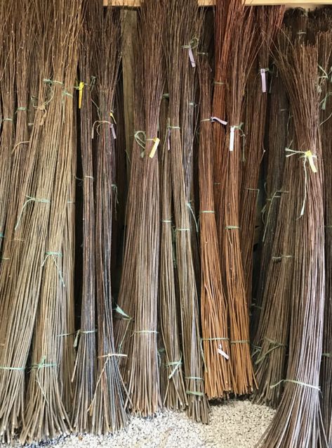 Large Dried Willow Branches For Sale | Craft With Willow — LIVING WILLOW FARM Willow Fence Panels, Willow Fence, Borders Garden, Living Willow, Curly Willow, Willow Branches, Large Baskets, Fence Panels, Garden Structures