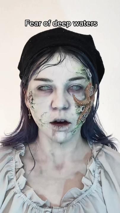 Phobia Inspired Makeup Ideas Makeup Look For Halloween, Creepy Makeup, Amazing Halloween Makeup, Scary Makeup, Inspired Makeup, Top Beauty, Halloween 2023, Makeup Ideas, Halloween