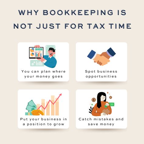 It's easy to focus on taxes this time of year, but a good bookkeeper does more than just keep your records in order: We can help you see where your money is going, we can catch mistakes quickly, and we can help you see the revenue streams that are most effective for you. Best of all, we can help your business grow 📈☝️ #revalystllc #virtualbookkeeper #accountingservices #smallbusiness #realestateaccountant Business Bookkeeping, Tracking Expenses, Small Business Bookkeeping, Bookkeeping Business, Tax Time, Revenue Streams, Accounting Services, Post Ideas, Microsoft Excel