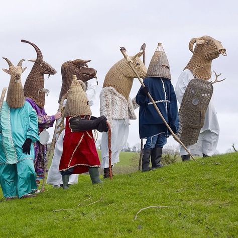 Mummers Parade, Charles Freger, Horror Party, Pagan Rituals, Spirited Art, Weird Dreams, Draw On Photos, Animal Heads, Weird World