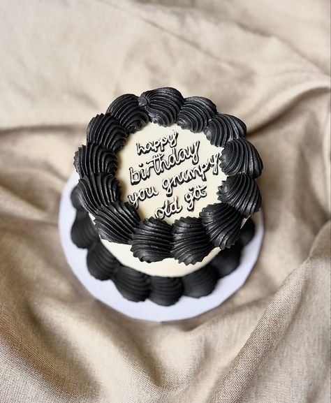 Need I say anymore 🤣 @colour.mill Black 🖤 DM or EMAIL to order 🥰 #minicake #minicakes #blackandwhite #buttercream #buttercreamcake #buttercreamcakes #cakeideas #cakeinspo #funnycake #instacake #birthdaycake #cakecakecake #cakedesign #cakedecorating #essexcakes #essexcakemaker #harlowcakes #supportsmallbusiness #supportlocal Black Butter Cream Cake, Black Butter Cream Frosting, Black Buttercream Cake, Black Buttercream Wedding Cake, White Cake Black Flowers, White Cakes, Cake Makers, Cream Cake, Buttercream Cake