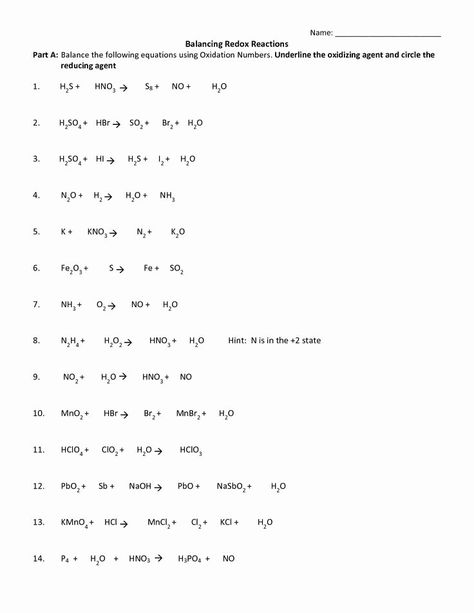 Oxidation And Reduction, Redox Reactions, Ap Chemistry, Chemistry Education, Chemistry Worksheets, Teaching Chemistry, Chemical Equation, Chemistry Lessons, Chemistry Notes