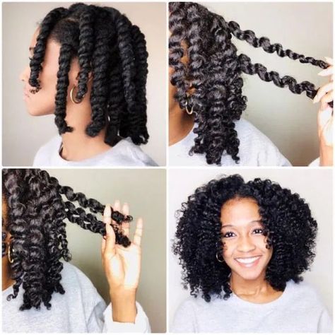 20 Pretty Girl Summer Protective Styles for Black Women - Coils and Glory Short Hair Twist Out, Twist Out Hairstyles, Twist Outs On Natural Hair, Chunky Twist Out, Natural Twist Out, Short Twist, Twist Out Styles, Hairstyles Twist, Hair Plait