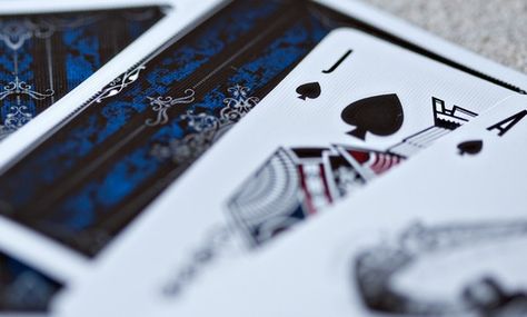 Artifice (Blue) Blue Magician Aesthetic, Blue Casino Aesthetic, Blue Jester Aesthetic, Lynette Core, Jester Oc, Blue Playing Cards, Eric Jones, Blue Deck, Circus Aesthetic