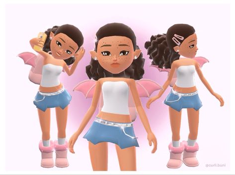 Hotel hideaway girl character with pink background and pink outfit Jean skirt white top pink boots Hotel Hideaway Outfits, 2022 Goodbye, Coquette Maloi Bini, Hotel Hideaway, Pink Hotel, Social Games, Pink Sparkle, Gaming Clothes, Fit Ideas