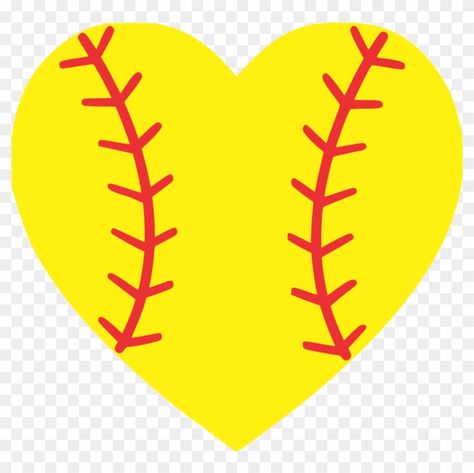 Softball Png Free, Softball Images, Homecoming Jeans Ideas, Heart Svg Free, Homecoming Jeans, Softball Clipart, Softball Heart, Baby Spiderman, Jeans Ideas