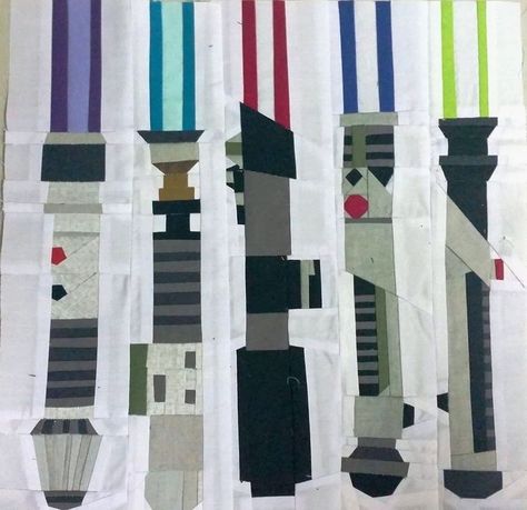 Star Wars Quilts, Star Wars Quilt, Disney Quilt, Star Wars Crafts, Star Wars Design, Art Clip, Star Wars Inspired, Boy Quilts, Paper Piecing Quilts