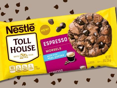 Nestle Espresso Chip Recipes, Nestle Toll House Cookies, Tollhouse Chocolate Chip Cookies, Tollhouse Cookies, Toll House Chocolate Chip, Nestle Toll House, Chocolate Caliente, Baked Chips, Creamy Chocolate