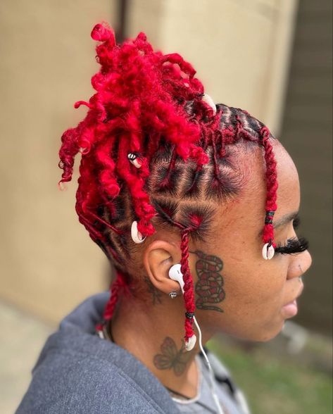 Locstyles Women Short, Short Starter Loc Styles For Women Updo, Hair Styles For Short Dreads, Female Dreadlocks Styles Updo, Short Loc Updos For Women, Loc Styles For Short Hair Dreadlocks, Short Hair Dreadlocks, Women Dreadlocks, Short Dread Styles