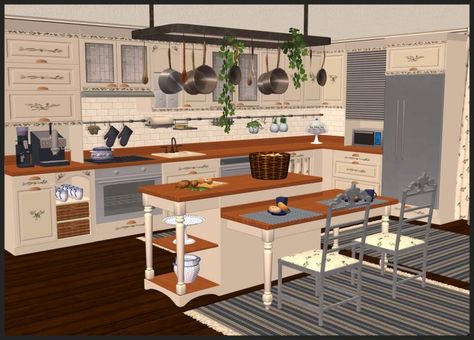 PMS Alno Terra Kitchen Sims4 Furniture, Sims 3 Worlds, Sims 4 Kitchen, Ts2 Cc, Appliances Storage, Pretty Kitchen, The Sims 2, Cc Sims, Ts4 Cc