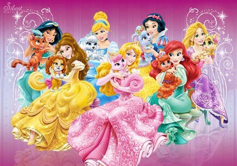 Princesses | Palace Pets Wiki | FANDOM powered by Wikia Palace Pets Birthday, Disney Princess Pets, Disney Palace, Disney Princess Palace Pets, Happy Wheels, Princess Palace Pets, Princess Palace, Disney Princesas, New Disney Princesses