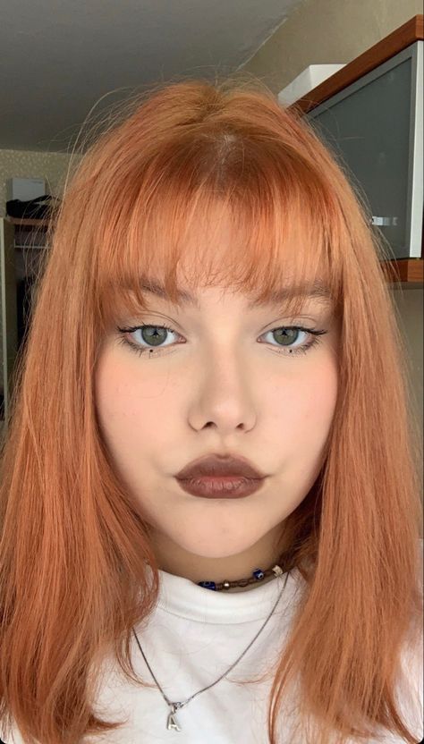 Orange Hairstyles, Summer 2023 Hair, Cartoon Hairstyles, Colorful Bob, Ash Blonde Wig, Blonde Wig With Bangs, Cartoon Hair, Haircut Inspiration, Wig With Bangs