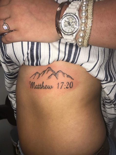 God Can Move Mountains Tattoo, Mountains Are Calling Tattoo, Mathew 17:20 Tattoo, Christian Mountain Tattoo, Busch Light Tattoo, Faith Can Move Mountains Tattoo, Mountain Tattoo Men, Matthew 17 20 Tattoo, Matthew Tattoo