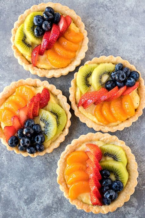 Classic Fruit Tarts - CPA: Certified Pastry Aficionado Tart Mini, Fruit Tartlets, Mini Tart Recipes, Easter Fruit, Mini Fruit Tarts, Mini Tarts, Fruit Tart Recipe, Fruit Tarts, Berry Tart