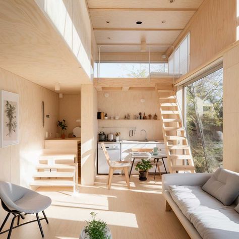 10 Tips for Decorating a Japanese Style Tiny House • 333+ Images • [ArtFacade] Japandi Tiny House, Small House Design Japan, Japanese Small House Design, Japan Tiny House, Japanese Tiny House Design, Eco Apartment, Small House Japan, Tiny House Exterior Ideas, Japanese Style Tiny House