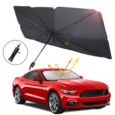 VAGURFO Car Windshield Sun Shade Umbrella,UV Protection ,Car Windshield Sun Shade Umbrella to Keep Your Vehicle Cool,Car Acce Windshield Shade, Uv Umbrella, Umbrella Design, Car Windshield Sun Shade, Windshield Sun Shade, Shade Umbrellas, Cool Car, Umbrella Designs, Car Sun Shade