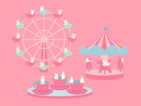 houseofraes: Princess Playground http://ift.tt/2pedIma Mbti Enfp, Pastel Fairy, Fun Park, Catty Noir, Kawaii Bunny, Kawaii Chibi, Happy Things, Kawaii Shop, All Things Cute