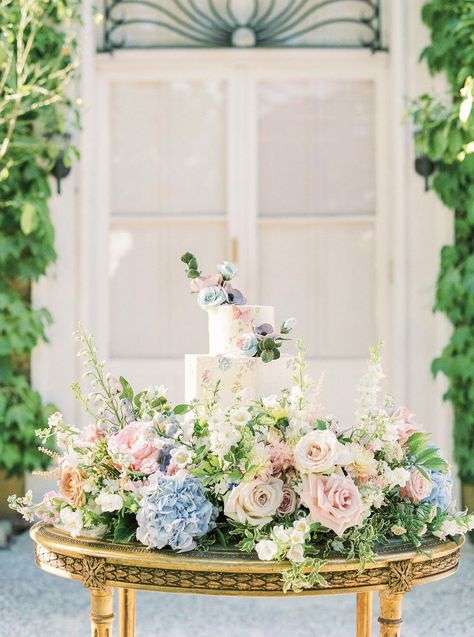 Rococo-Inspired Wedding Editorial at Château Saint-Joseph Rococo Wedding, Saint Joseph, Cake Table, St Joseph, And So The Adventure Begins, Rococo, Style Me Pretty, Wedding Cake, Wedding Cakes