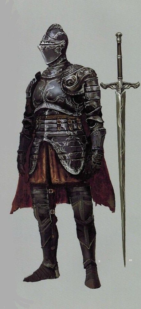 Gothic Plate Armor, Black Plate Armor, Knight Oc Male, Dark Souls Armor, Paladin Armor, Gothic Armor, Dark Paladin, Female Orc, Heavy Armor