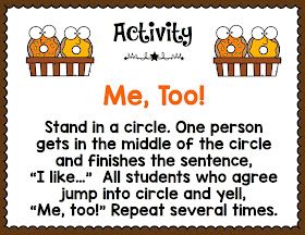 First Grade Bloomabilities: Building Classroom Community Through Morning Meeting (Part 3: Activities) Morning Greetings Kindergarten, Back To School Movement Activities, Friday Activities For Preschoolers, Preschool Morning Message, Morning Activities For Preschoolers, Pre K Morning Meeting, Kindergarten Morning Meeting Activities, Classroom Games For Kindergarten, Morning Activities For Kids