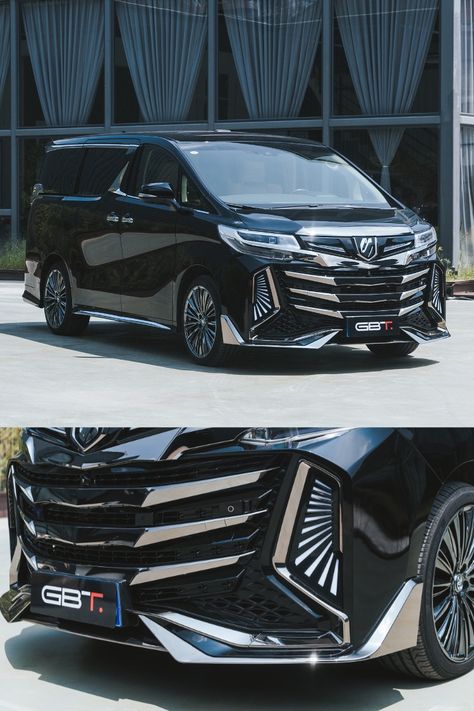 GBT Factory Toyota Alphard Century Hawk Model Front Bumper Upgrade Kits For Toyota Alphard anh20 Model GBT are a manufacturer with 20 years of design and production experience. Production of body kits for Toyota, Land Rover, Lexus LX570, Nissan Patrol Y62 and Mercedes Benz. Follow us on WhatsApp/Wechat: +8615312562669 Online Store: https://cngugao.en.alibaba.com #gbt #bodykit #car #facelift #headlight #Upgrade #Modification #Design #Alphard #Anh20 #Toyota #Kits #Factory #product Alphard Toyota Luxury, Luxury Suv Cars, Toyota Century, Hot Wheels Room, Toyota Vellfire, Car Advertising Design, Family Cars, Cars Interior, Resort Architecture