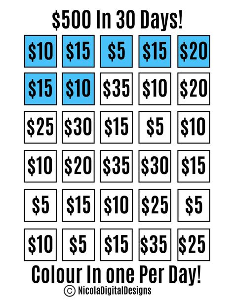 Budget Planner Worksheet, 52 Week Saving Plan, 52 Week Money Saving Challenge, Saving Money Chart, Money Chart, Financial Habits, Money Planner, Money Saving Methods, Saving Challenges