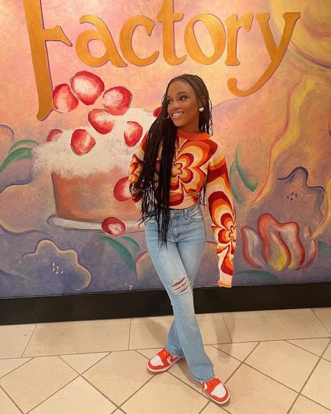 Sariyah Panton, Outfit Ideas For School Baddie, Yaya Panton, Twins Instagram, Mix Baby Girl, Dark Skin Beauty, Girls Pin, Cute Swag Outfits