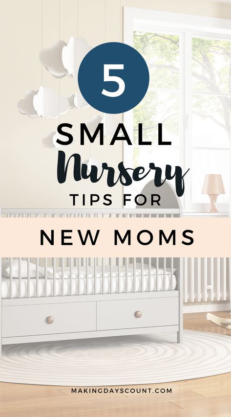 Setting up a nursery for your little one can be very exciting! Here are 5 tips for you if you have a small nursery space like I do. Small Nursery Space, Nursery Tips, Small Space Nursery, Small Nursery, Nursery Space, Small Nurseries, Decor Hacks, Home Decor Hacks, Baby Monitor