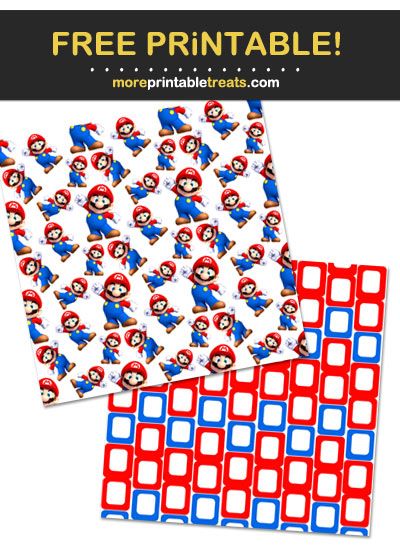 Free Printable Super Mario Bros Backgrounds Explosion Box, Cub Scouts, Mario Kart, Printable Scrapbook Paper, Red Pattern, Program Design, Super Mario Bros, Mario Bros, Super Mario