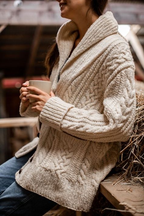 Collections — Into The Wool Free Aran Knitting Patterns For Women, Aran Cardigan Knitting Pattern, Free Aran Knitting Patterns, Outlander Knitting Patterns, Knitwear Pattern, Aran Knitting Patterns, Knitting Hacks, Knitted Toys Free Patterns, Aran Sweater