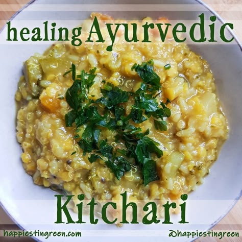 Ayurvedic Kitchari Recipe Kitchari Recipe Ayurveda, Ayurveda Dinner, Ayurvedic Kitchari, Ayurvedic Meals, Kitchari Recipe, Healing Soup, Ayurveda Recipes, Ayurvedic Recipes, Ayurvedic Healing