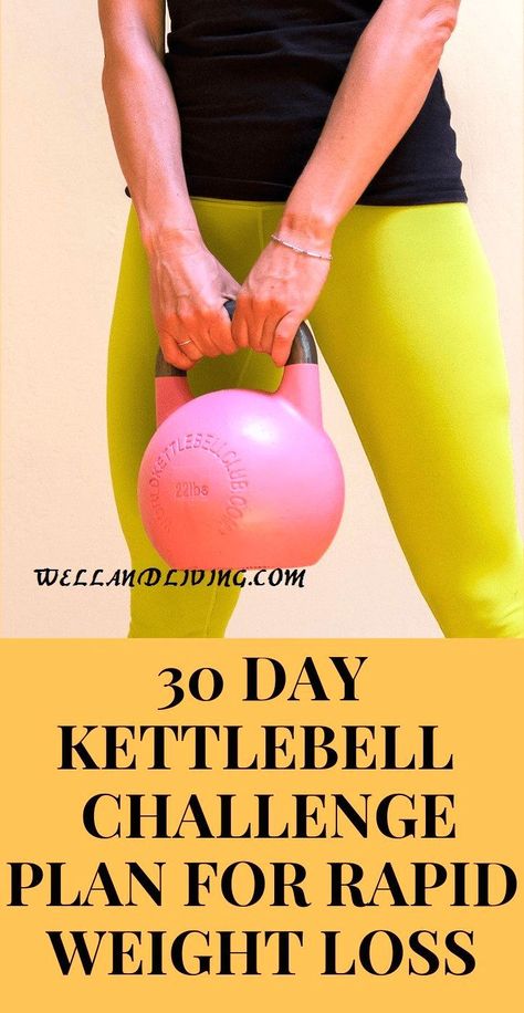 Kettlebell Challenge, Lose 30 Pounds, Healthy Smoothie, Lose 50 Pounds, Lose Belly, Kettlebell, Workout Challenge, Lose Belly Fat, Belly Fat