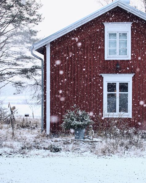 Finnish Apartment, Norwegian House Interior, Traditional Scandinavian Interior, Danish Christmas Decorations, Nordic Christmas Scandinavian Style, Swedish Christmas Decorations, Winter Cabins, Swedish Homes, Scandinavian Chic