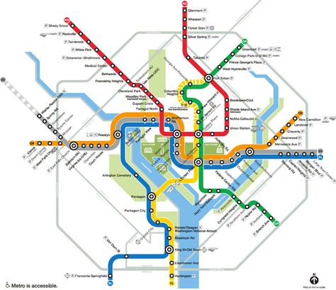 Dc Metro Map, Washington Dc Itinerary, Washington Dc Map, Station Map, Transit Map, System Map, Washington Dc Metro, Metro Map, Metro System