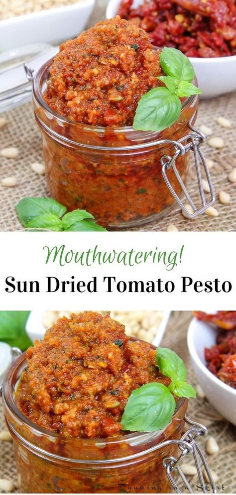 Dried Tomato Pesto Recipe, Sun Dried Tomato Pesto Recipe, Tomato Pesto Recipe, Pesto Ingredients, Sun Dried Tomato Pesto, Easy Pesto Pasta, Homemade Pesto Recipe, Pesto Recipes, Flexitarian Recipes