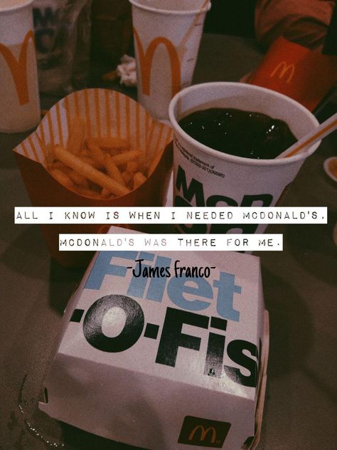 #aesthetic #quotes #love #mcdonald #tumblr Mcdonalds Quotes, Mcdonalds Aesthetic, Mcdonald's Aesthetic, Foodie Quotes, Learn Photo Editing, Tumblr Quotes, Aesthetic Quotes, S Quote, Quotes Love