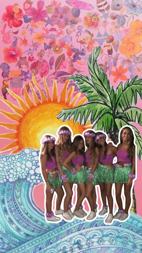 Halloween costume idea: hula girls! I reached the item limit and didn’t get to finish this one. #halloween #halloweencostume #hawaii #tropical #collageart #vibes #fyp Hula Girl Costume, Hawaii Costume, Kostuum Halloween, Halloween Coustumes, Hawaii Tropical, Halloween Costume Idea, Hula Girl, Group Halloween Costumes, Halloween Costumes For Girls