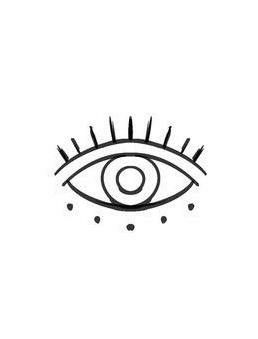 Stick And Poke Eye Tattoo, Minimalistic Eye Tattoo, Evil Eye Drawing, Greek Evil Eye Tattoo, Mother Daughter Tat, Mother Daughter Tats, Made Tattoo, Evil Eye Tattoo, Eye Logo