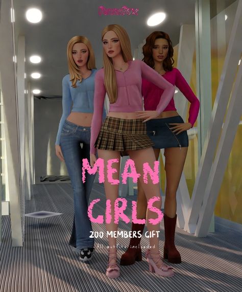 FenixFox Sims 4 | creating custom Sims, mods, custom content and blender scenes | Patreon Sims 4 Jennifer's Body Cc, Sims 4 Pop Culture Cc, Sims 4 Early 2000s Cc, Sims 4 Mean Girls Cc, Sims 4 Scene Blender, Sims 4 Euphoria, Sabrina Carpenter Sims 4 Cc, Mcbling Sims 4 Cc, Sims 4 Cc 2000s