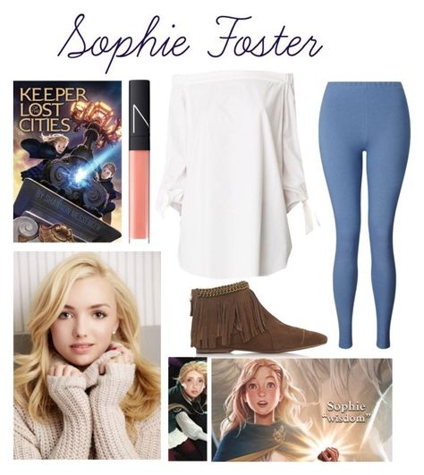 "Sophie Foster---Keeper of The Lost Cities" by hyperducky ❤ liked on Polyvore featuring Miss Selfridge, TIBI, JÃ©rÃ´me Dreyfuss and NARS Cosmetics Sophie Foster Inspired Outfits, Sophie Foster Costume, Sophie Foster, Elven Costume, Fandom Unite, Keeper Of The Lost Cities, Character Inspired Outfits, The Best Series Ever, Percy Jackson Fandom