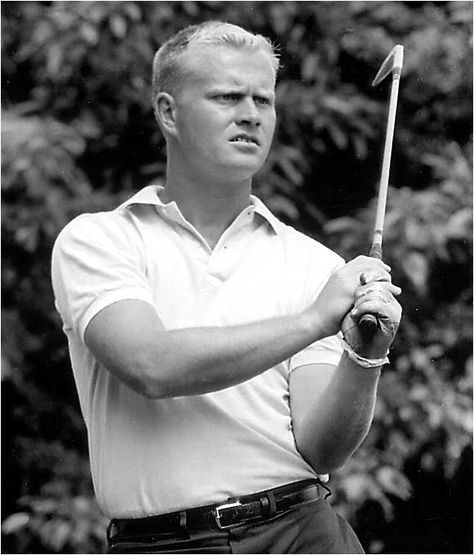 "The first thing I learned was to swing hard and never mind where it went." – Jack Nicklaus (born 1940) Famous Golfers, Golf Pictures, Best Golf Clubs, Jack Nicklaus, Golf R, Vintage Golf, Golf Lessons, Hole In One, Golf Sport