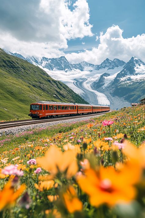 Experience the charm of family travel as you journey along the breathtaking route of the Bernina Express in this captivating video. This adventure takes you from Tirano, Italy to St. Moritz, Switzerland, showcasing stunning glacier views and quaint towns. Families will appreciate the delicious local foods, unique cultural insights, and tips on seating for the best views. Whether you're planning a culinary adventure or simply seeking beautiful landscapes, this video is sure to inspire your next getaway. Discover more travel tips in the blog. #FamilyTravel #BerninaExpress Bernina Train Switzerland, Swiss Alps Train, Switzerland Travel Tips, Tirano Italy, Switzerland Train, St Moritz Switzerland, Bernina Express, North Italy, Scenic Train Rides