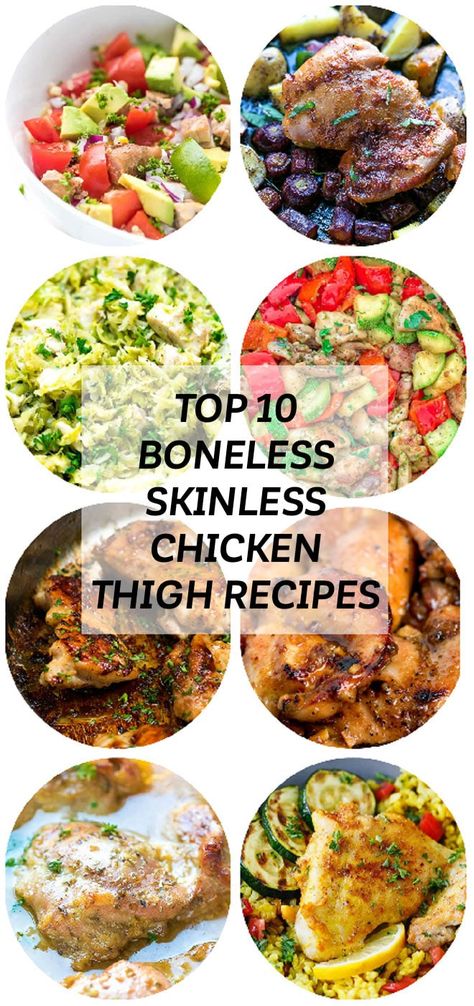 Meals Using Chicken, Ways To Cook Chicken Thighs, Different Ways To Cook Chicken, Boneless Skinless Chicken Thigh Recipes, Skinless Chicken Thigh Recipes, Chicken Greek, Chicken Thighs Dinner, Crispy Baked Chicken Thighs, Chicken Thighs Recipes